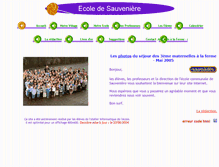 Tablet Screenshot of ecolecommunale.sauveniere.be